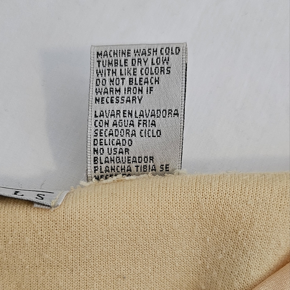 Carolyn Taylor Women's XL Top Yellow Essentials Acrylic Short Sleeve Shirt - Picture 6 of 6